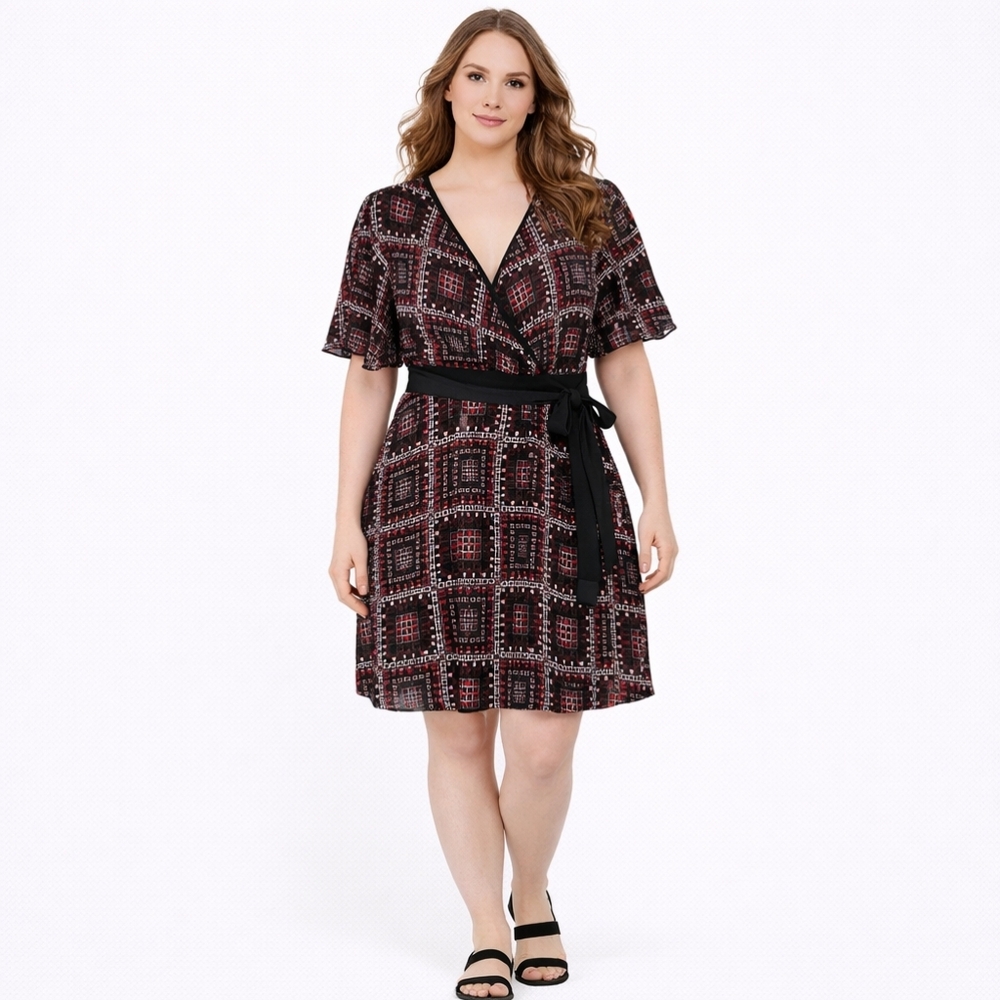 Separates by New York City Design Co. Wrap Dress – Size 14/16 - Picture 7 of 7